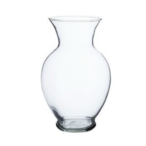 ClearGlass flower Vase rounded shape